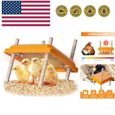 Brooder Heater for Chicks, 10" x 10" for 15 Chicks Heating Plate with Adjusta...