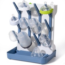 Space Saving Vertical Bottle Drying Rack, Large Countertop Baby Bottle Drying...