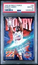 1996 SKYBOX Z-FORCE Z-CLING #34 ROBERT HORRY PSA 10