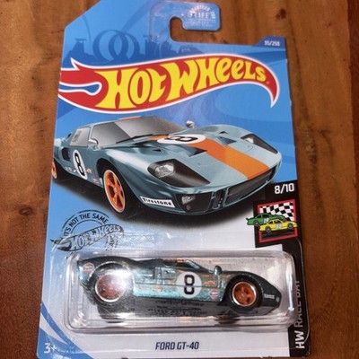hot wheels   super treasure hunt   Ford GT-40 Blau   HW Race Day