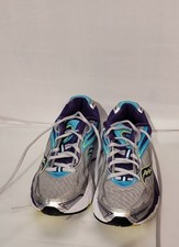 Saucony Power Grid Ride 8 Women's Running Shoes Grey/Blue/Purple, Size 8