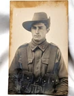 *ID'D WW1 Australian Army/military soldier* war related post card AIF/ANZAC #76