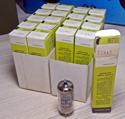 Konvolut 19x Röhre ECH42 Metal / Tungsram ungebraucht NOS - Bild 1 von 4