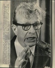 1966 Press Photo Senator Everett Dirksen criticized the Johnson Administration