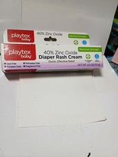 Diaper Rash Cream Playtex Baby 2.5 oz Maximum Strength Zinc Oxide NEW SEALED