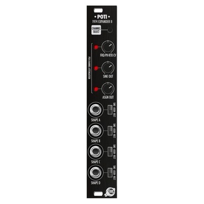Xaoc Devices Poti II Black Panel - Zubehör für Modular Synthesizer