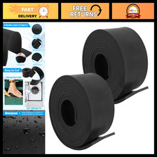 2 rollos de hoja de goma maciza de 1/4" de grosor x 4" de ancho x 10' de largo - juntas hágalo usted mismo, ínsula