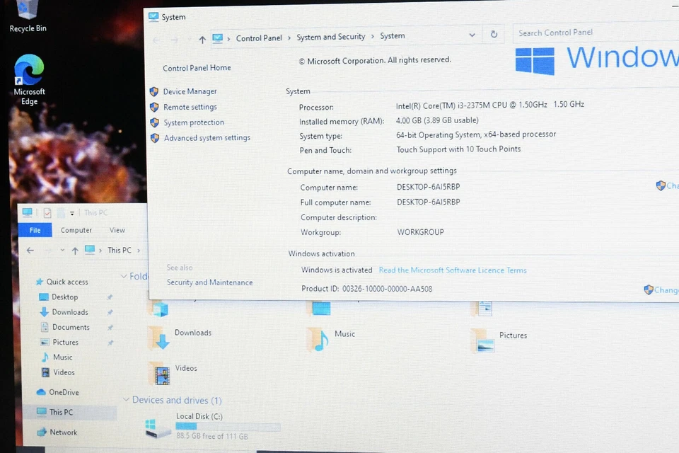 Laptop HP Pavilion SleekBook 14-b120sa 14" i3-2375m 120GB SSD 4GB RAM *READ* - Image 2 of 4