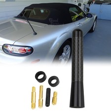 3inch Short Radio Antenna Mast Amfm Reception Aerial Black For Mazda Mx-5 Miata 3inch Short Radio Antenna Mast Amfm Reception Aerial Black For Mazda Mx-5 Miata