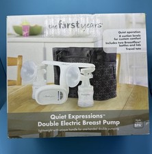 The First Years Quiet Expressions Double Electric Breast Pump NEW