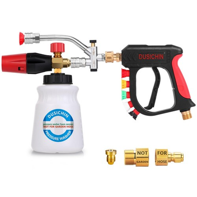#ad DUSICHIN Pressure Washer Short Gun Foam Cannon 1 4quot; Quick ConnectorCar Wash ... $65.04