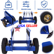 Panel Dolly 550 lbs Drywall Door Cart Dolly Pneumatic Wheel