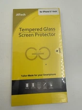 JETech Screen Protector for iPhone 11 and iPhone XR 6.1-Inch, Tempered Glass NEW