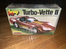 Lindberg Corvette Turbo-vette Ii Snap Fit Kit 6501 New