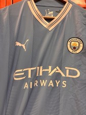 Puma Manchester City Etihad Airways Soccer Sports Jersey Size Mens XS