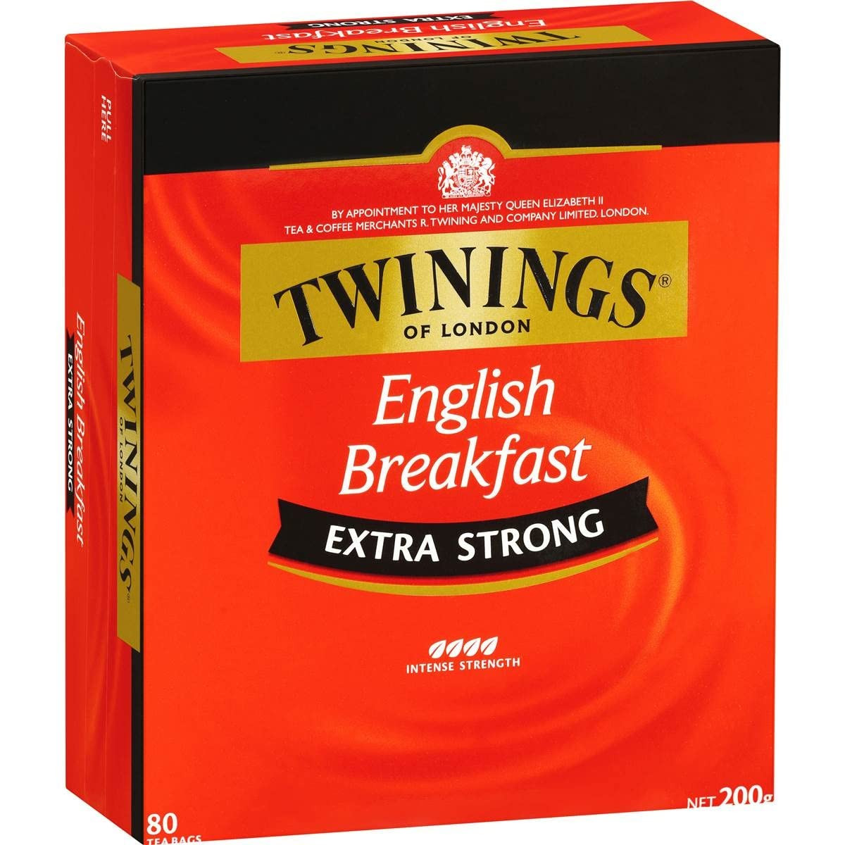 Extra Strong English Breakfast Tea Bags 80S
