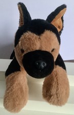 FAO Schwarz German Shepherd Dog Plush 14" Stuffed Animal Toy So Soft NICE