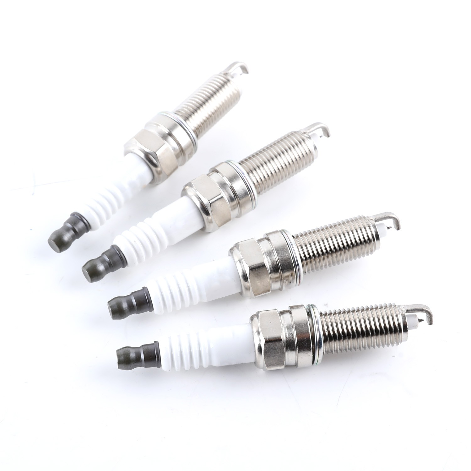 4pack 93815 Spark Plugs Laser Iridium Resistor SILZKR6B10E For Hyundai Kia OEM