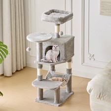 Tall Cat Tree Tower Condo Multi-Level with Sisal Scratching Post Cat Condos