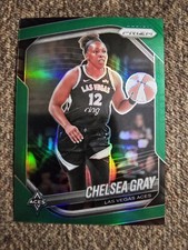2025 Panini Prizm WNBA #111 Chelsea Gray Green Prizms Las Vegas Aces