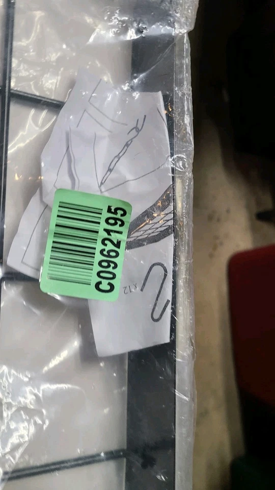 Fox Run Craftsmen Rectanglular Hanging Pot & Pan Rack, Black - Image 4 of 4