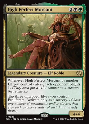 #ad MTG Lorwyn Eclipsed R High Perfect Morcant #0229 $6.49