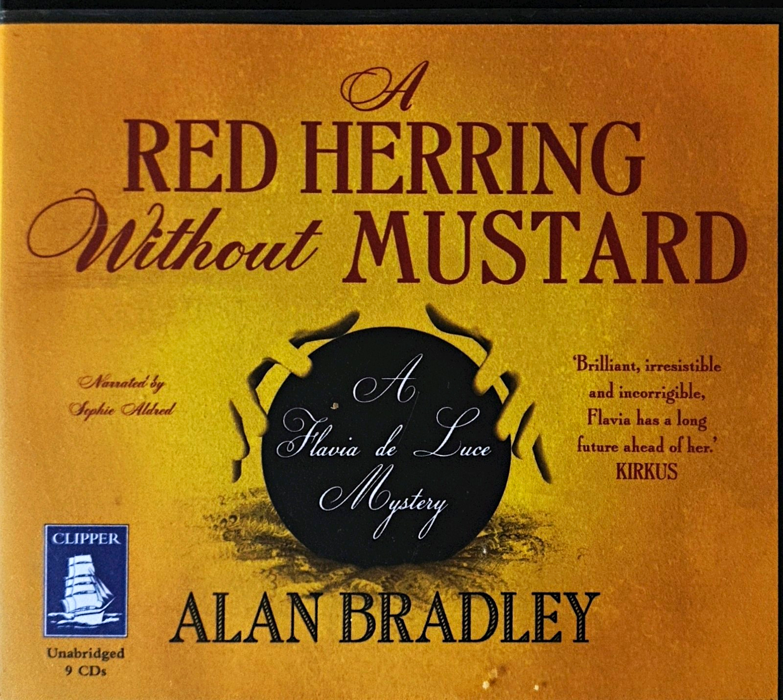 Alan Bradley A Red Herring Without Mustard Unabridged Audio CD 🌀 Box Set Rare