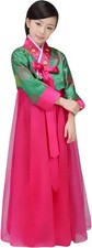 Korean Girls Kids Children Hanbok Costume Dress Outfit Set 8-9Years... Fast Ship