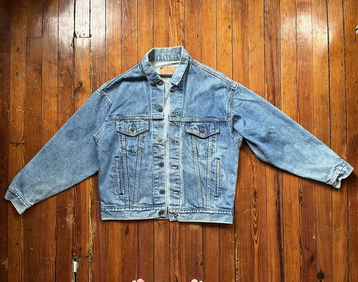 vintage mens levi jean jacket products for sale | eBay
