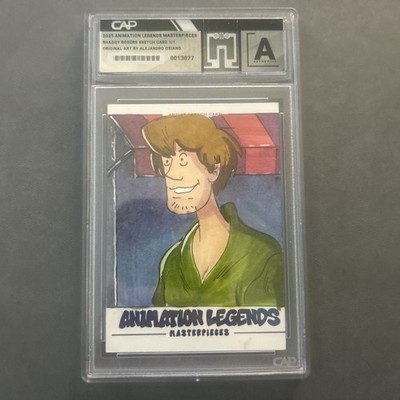 2025 Animation Legends Masterpieces 1/1 Sketch Card Shaggy