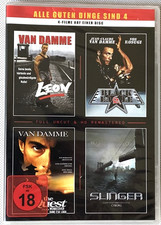 LEON + Slinger + Black Eagle - The Quest Jean-Claude van Damme 4 Film Box  NEU