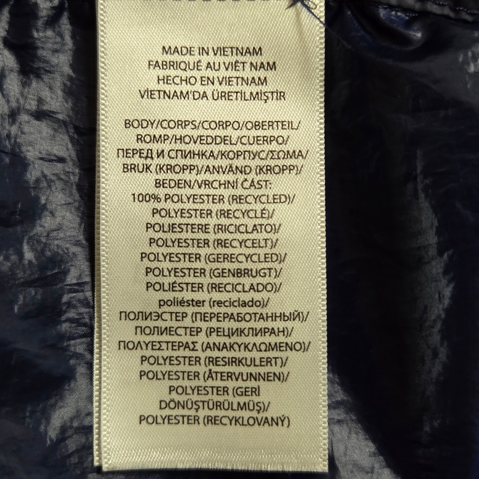 Ralph Lauren Kids 12M Navy Blue Lightweight Full Zip Hooded Raincoat thumbnail 6