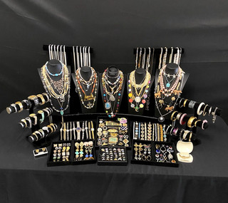 233 pc Antique Vintage Estate Costume Jewelry Some Signed. Lot 701