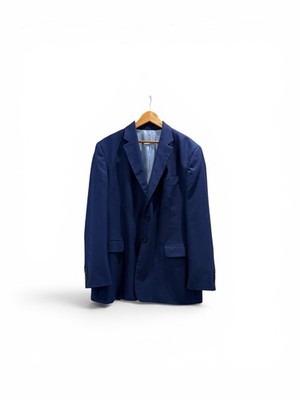 Harvie Hudson Mens Lightweight Wool Blue Jacket