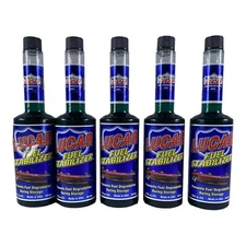 5 pack Lucas Oil 10302 Fuel Engine Stabilizer Treatment Blue 15 Ounce Bottle New