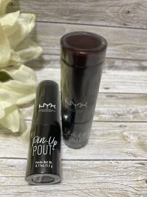 Lot Of 2-NYX Professional make Up PIN UP POUT Lipstick -TRUE VIXEN PULS19 New