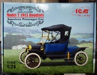 1913 Ford Model T Roadster 1:24 Icm 24001