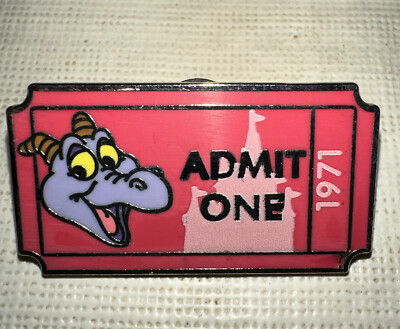 🎫 1971 Figment Admit One WDW Ticket Pin Disney Trading | eBay