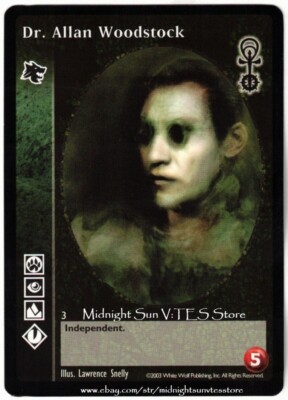 Dr. Allan Woodstock Gangrel Anarchs V:TES VTES Vampire CCG