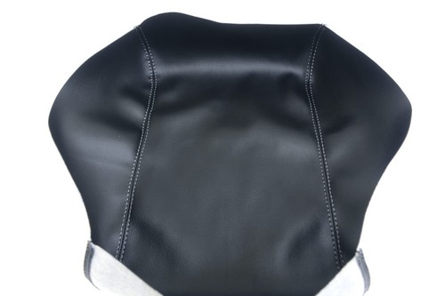 Fits 99-10 Ford F250 Synthetic Leather Armrest Center Console Cover Gray Stitch - Afbeelding 2 van 2