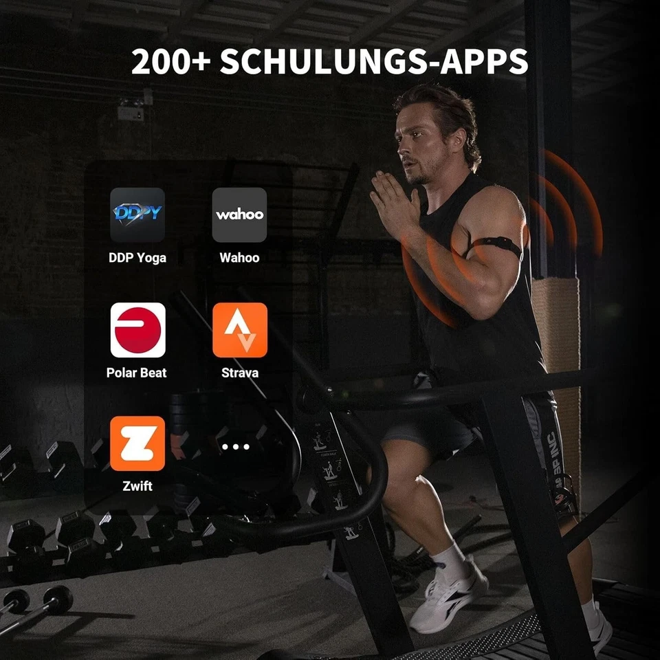 COOSPO HW9 Herzfrequenzmesser/Bluetooth ANT+ & Sensor LED & Smart HRM Pulsuhren - Bild 4 von 4