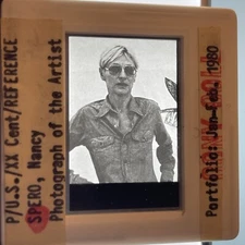 Nancy Spero “Photo Of Artist ” Modern American Art 35mm Slide