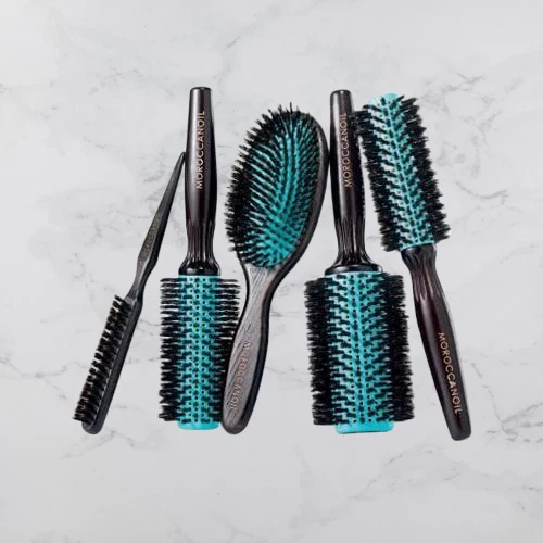 New Moroccanoil 25MM Boar Bristle Round Blow-dry Styling Shorter Hair Hair Brush - Image 2 of 2
