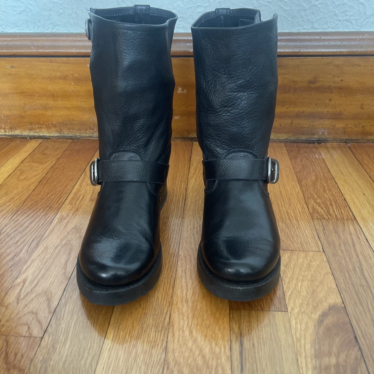 Frye black top womens boots