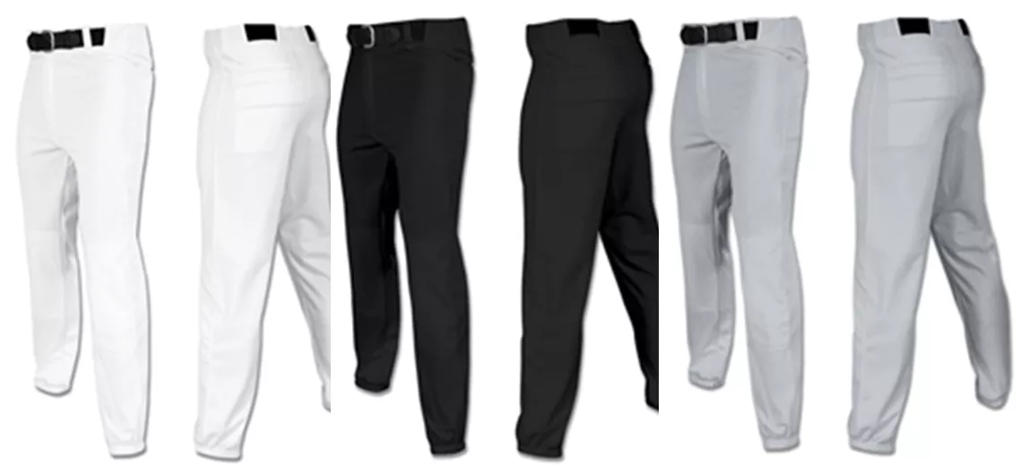 Champro Youth Boys Ankle Length Baseball Pants BP2Y BP3Y Elastic
