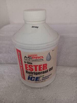 A/C Certified Pro Ester Refrigerant Oil with Ice 32       8oz