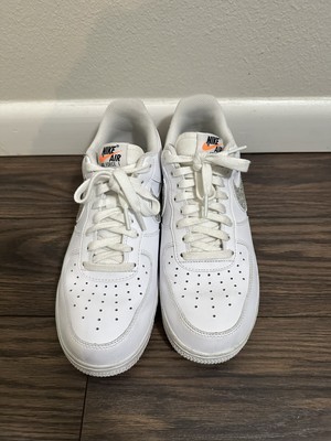 Nike Air Force One Just Do It Pack Jdi White Black Orange AR7719 