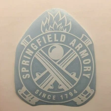 Springfield Armory Logo Die Cut Vinyl Sticker Patriotic Gun USA America Marines