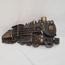 Vintage Train Belt Buckle Engine Locomotive Railroad Great Chicago Limited 272