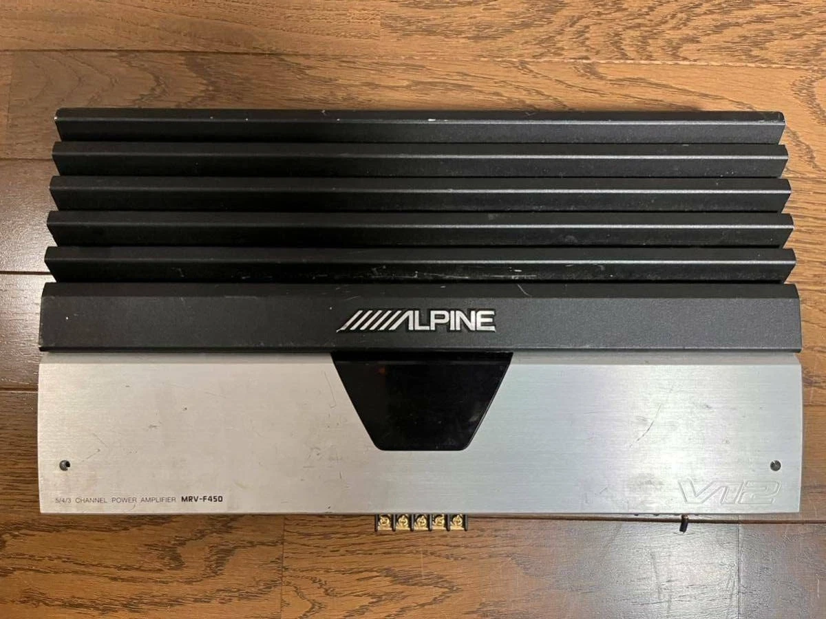 Alpine MRV-F450 5/4/3 Channel Power Amplifier Used Japan
